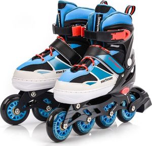 Rolki Meteor Invert 2w1 z wymienną płozą regulowane niebieskie r. 38-41 6