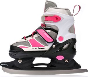 Rolki Meteor Invert 2w1 z wymienną płozą regulowane różowe r. 34-37 7