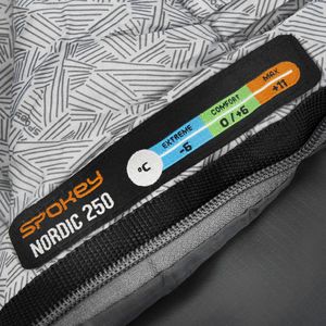 Spokey Śpiwór mumia NORDIC 250 czarny 8