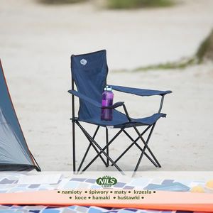 Nils Extreme Krzesło turystyczne granatowe NC3044 3