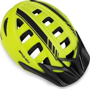 Spokey Kask rowerowy SPEED zielono-czarny, Spokey Rozmiar 55-58 3
