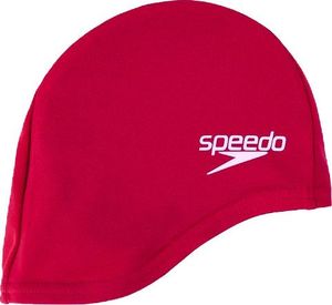 Speedo Czepek pływacki JUNIOR POLYESTER CAP czerwony Speedo 1