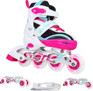 Rolki Spokey Rolki + łyżwy, 2w1, regulowane, płoza figurowa Sportvida Rozmiar 31-34 3