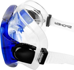 Spokey Zestaw do nurkowania maska+fajka Celebes niebieski 3