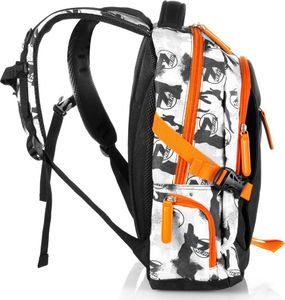 Spokey Plecak szkolny - sportowy BRONCO czarny NERF 2