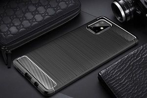Hurtel Carbon Case Samsung Galaxy A31 black 14