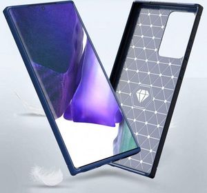 Hurtel Carbon Case Samsung Galaxy Note 20 Plus blue 5