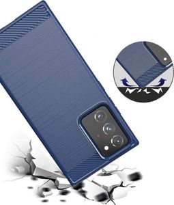 Hurtel Carbon Case Samsung Galaxy Note 20 Plus blue 6
