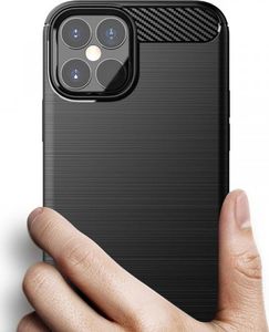 Hurtel Carbon Case iPhone 12 6,7 blue 2