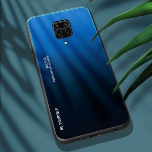 Hurtel Gradient Glass etui pokrowiec nakładka ze szkła hartowanego Xiaomi Redmi Note 9 Pro / Redmi Note 9S czarno-niebieski uniwersalny (60556-uniw) - 60556-uniw 17