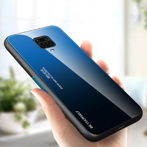 Hurtel Gradient Glass etui pokrowiec nakładka ze szkła hartowanego Xiaomi Redmi Note 9 Pro / Redmi Note 9S czarno-niebieski uniwersalny (60556-uniw) - 60556-uniw 18