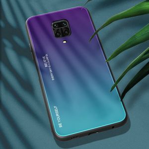 Hurtel Gradient Glass etui pokrowiec nakładka ze szkła hartowanego Xiaomi Redmi Note 9 Pro / Redmi Note 9S zielono-fioletowy uniwersalny (60554-uniw) - 60554-uniw 18