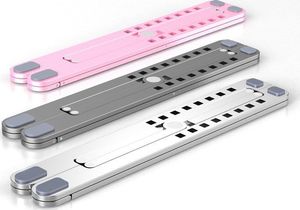 Hurtel Składana podstawka stojak podpórka do laptopa MacBooka L (ekran od 14'' do 17,3'') srebrny 6