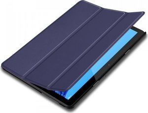 Etui na tablet Etui HUAWEI MediaPad T5 10 Skórzane z klapka na tablet granatowe 2