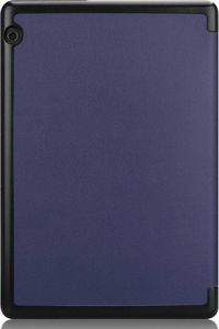Etui na tablet Etui HUAWEI MediaPad T5 10 Skórzane z klapka na tablet granatowe 8
