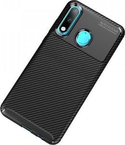 Etui HUAWEI P30 LITE Pancerne Shockproof Carbon Fiber czarne 2