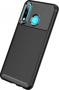 Etui HUAWEI P30 LITE Pancerne Shockproof Carbon Fiber czarne 3