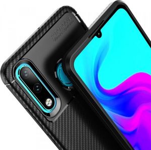 Etui HUAWEI P30 LITE Pancerne Shockproof Carbon Fiber czarne 7