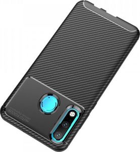 Etui HUAWEI P30 LITE Pancerne Shockproof Carbon Fiber czarne 9