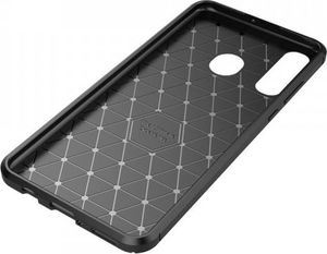 Etui HUAWEI P30 LITE Pancerne Shockproof Carbon Fiber czarne 10