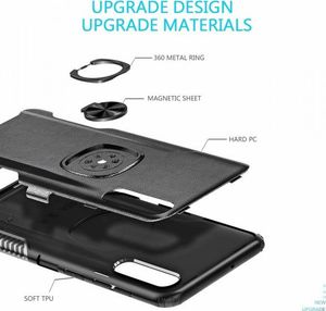 Etui Pancerne Armor Ring SAMSUNG GALAXY A10 czarne 2