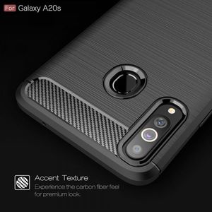 Etui SAMSUNG GALAXY A20S Pancerne Carbon czarne 7