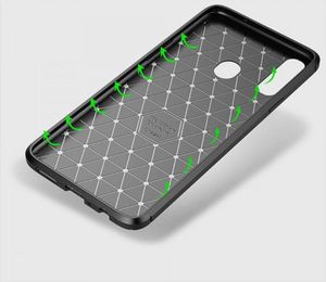 Etui SAMSUNG GALAXY A20S Pancerne Shockproof Carbon Fiber czarne 11