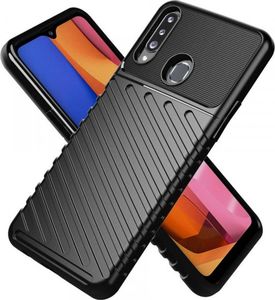 Etui SAMSUNG GALAXY A20S Pancerne Thunder Case czarne 2