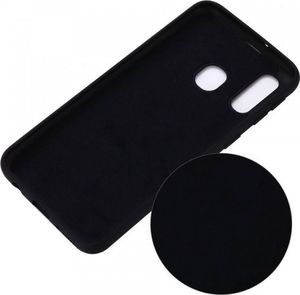 Etui SAMSUNG GALAXY A20S Silicone case elastyczne silikonowe czarne 2