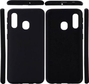 Etui SAMSUNG GALAXY A20S Silicone case elastyczne silikonowe czarne 4