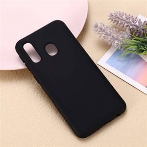 Etui SAMSUNG GALAXY A20S Silicone case elastyczne silikonowe czarne 5