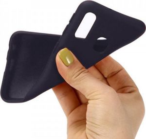 Etui SAMSUNG GALAXY A20S Silicone case elastyczne silikonowe granatowe 3