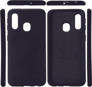 Etui SAMSUNG GALAXY A20S Silicone case elastyczne silikonowe granatowe 4
