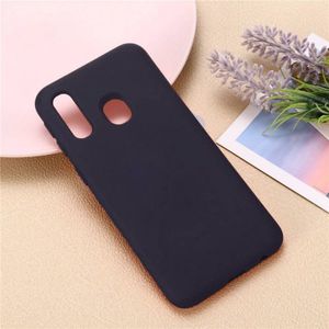 Etui SAMSUNG GALAXY A20S Silicone case elastyczne silikonowe granatowe 5