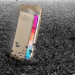 Etui SAMSUNG GALAXY A42 5G portfel z klapką Flip Magnet złote 7
