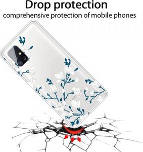 Etui SAMSUNG GALAXY M51 Slim Case Art Pattern Printing TPU Flower 2
