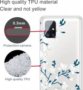 Etui SAMSUNG GALAXY M51 Slim Case Art Pattern Printing TPU Flower 4