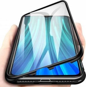 Etui XIAOMI REDMI 9C 3w1 Double Magnetic 360 Aluminium i Szkło czarne 1