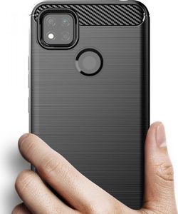 Etui XIAOMI REDMI 9C Pancerne Carbon czarne 2