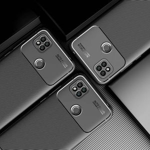 Etui XIAOMI REDMI 9C Pancerne Shockproof Carbon Fiber czarne 12