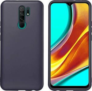 Etui XIAOMI REDMI NOTE 9 Silicone case elastyczne silikonowe granatowe 3