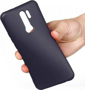 Etui XIAOMI REDMI NOTE 9 Silicone case elastyczne silikonowe granatowe 4