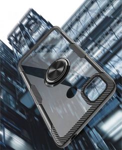 Etui XIAOMI REMI 9C Clear Carbon Ring czarne 3