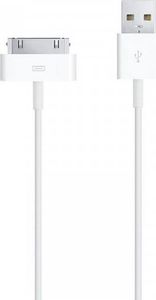 Kabel USB USB-A - Apple 30-Pin 1 m Biały (78715) 1