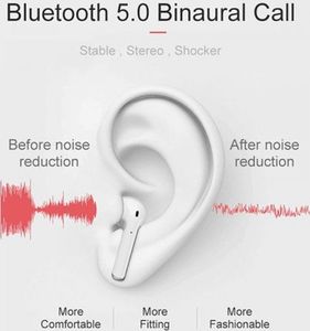 Słuchawki I12 TWS + kabel lightning 11