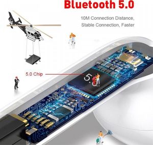 Słuchawki I12 TWS + kabel lightning 5