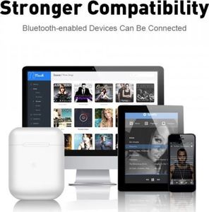 Słuchawki I12 TWS + kabel lightning 9