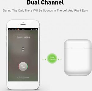 Słuchawki I12 TWS + kabel lightning 5