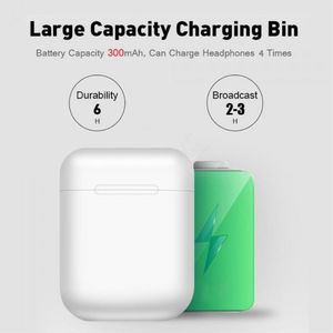 Słuchawki I12 TWS + kabel lightning 7