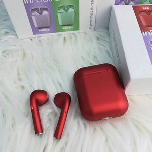 Słuchawki I12 TWS Metallic + kabel lightning 12